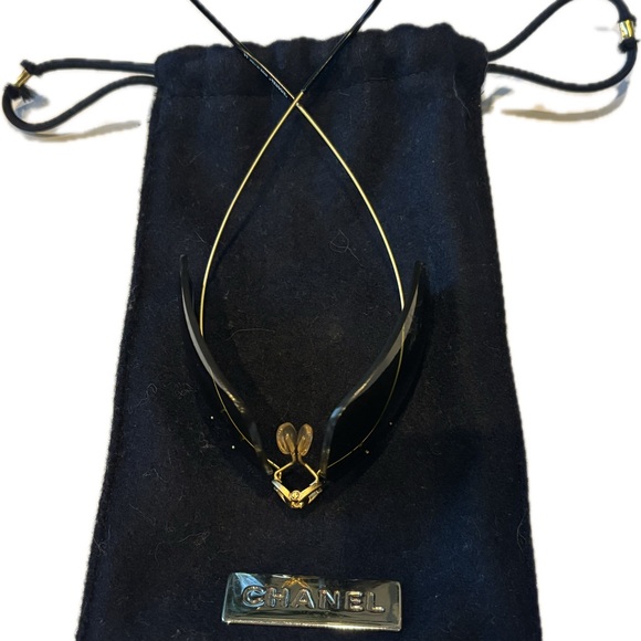 CHANEL Gold Rimless Glasses with Modern Design - Picture 12 of 12